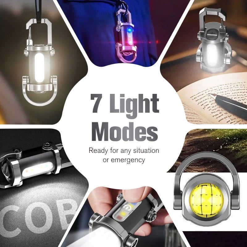 ✨✨Portable Rechargeable Bright Keychain Flashlight
