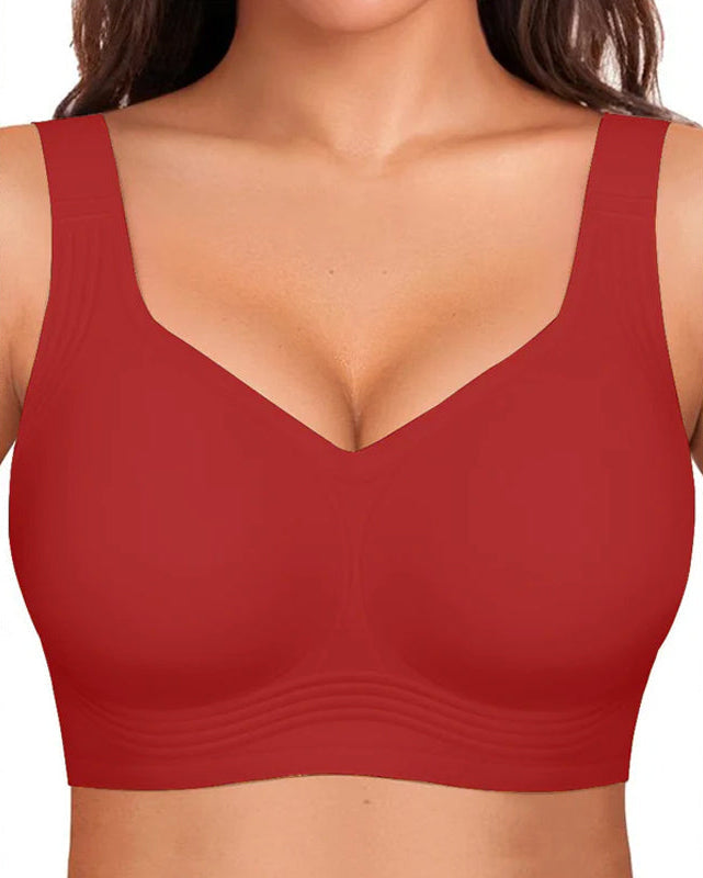 📦📦LAST DAY SAVE 49% ⏰Comfortable Wireless Full Coverage Jelly Smoothing Bra
