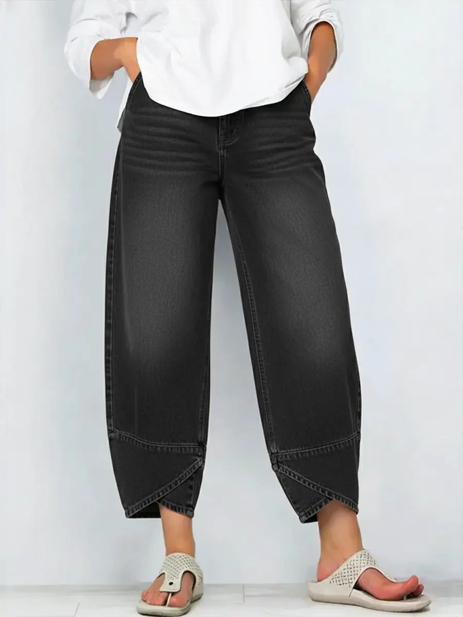 📦📦LAST DAY SAVE 49% ⏰Women's Casual Cross-design Cotton Denim Jeans
