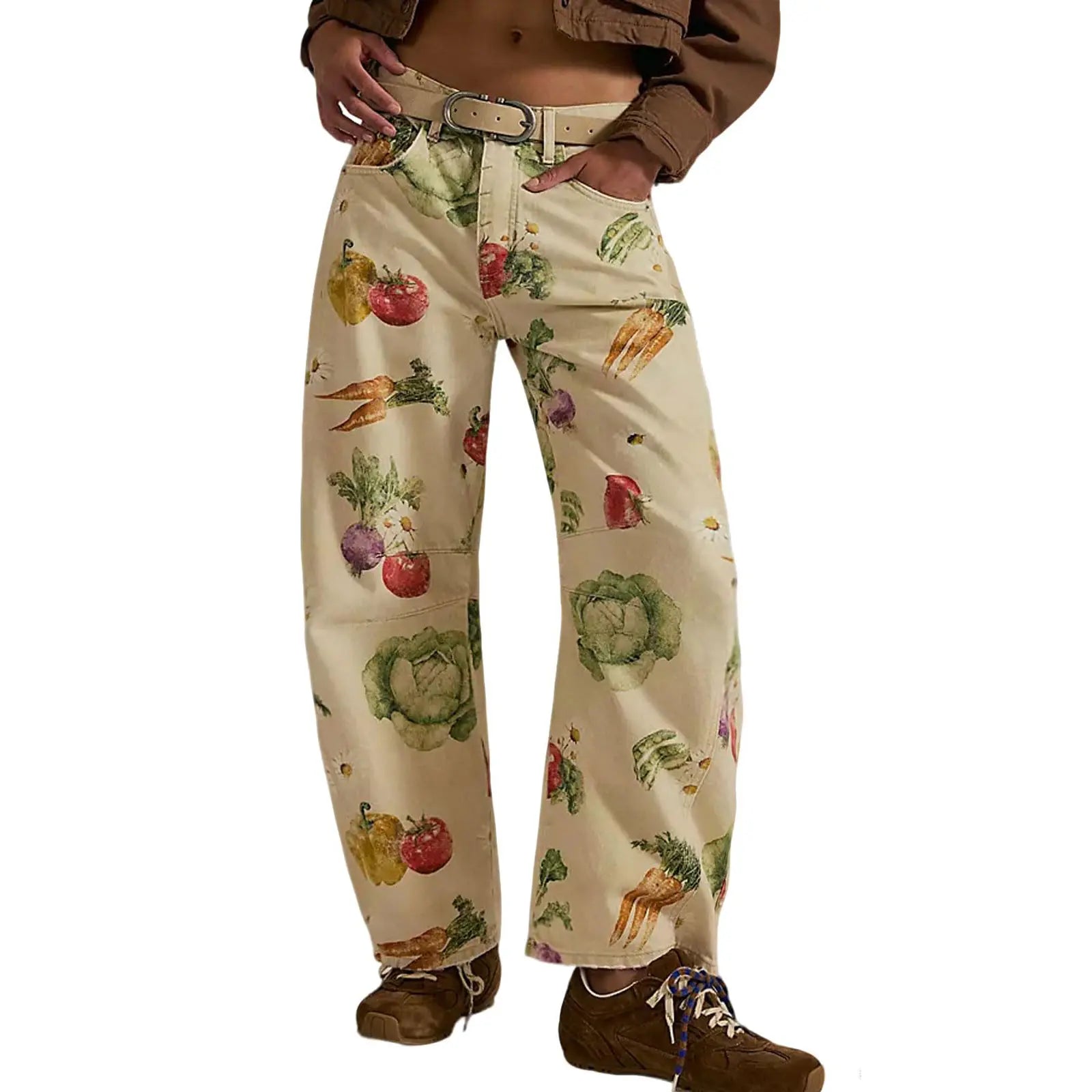 💖💖 Y2k Pink Floral Wide Leg Jeans