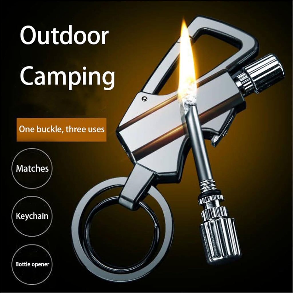 📦📦Hot Sale 49% OFF💥💥2026 New 3-in-1 Lighter keychain with Multitool Keychain Bottle Opener