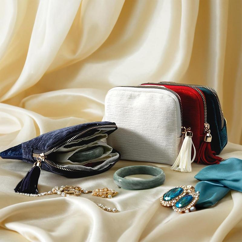 🔥🔥No More Tangled Jewelry! BOOVO Portable Storage Bag with 5 Layers & Soft Lining