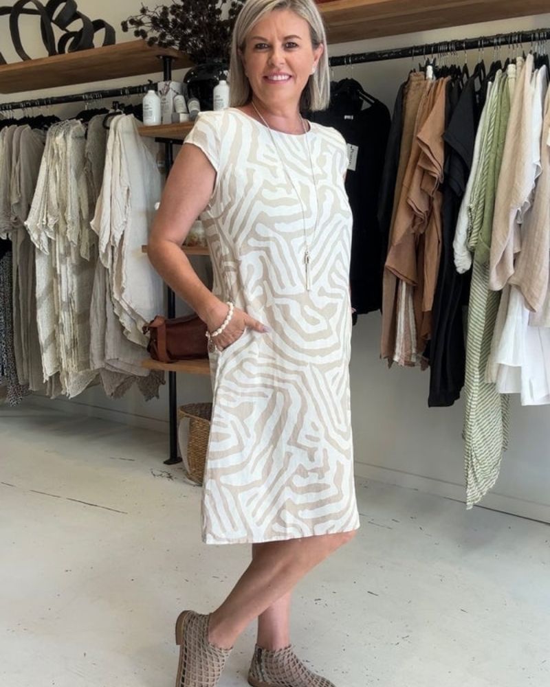 🤩Avanile round neck summer dress