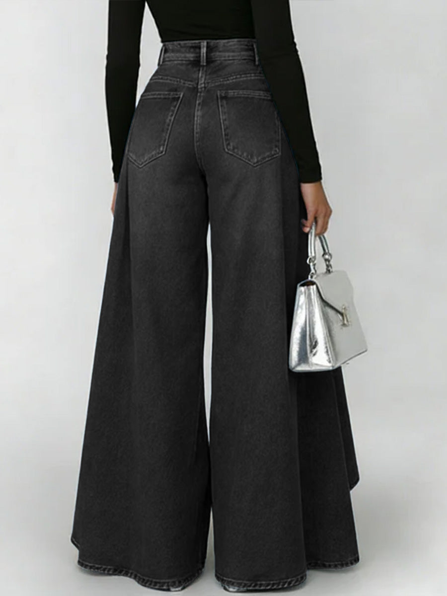 📦📦LAST DAY SAVE 49% ⏰Women's High-waisted Casual Loose-fitting Wide-leg Jeans