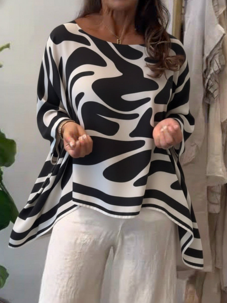 📦📦LAST DAY SAVE 49% ⏰Loose-fitting Casual Printed Chiffon Top