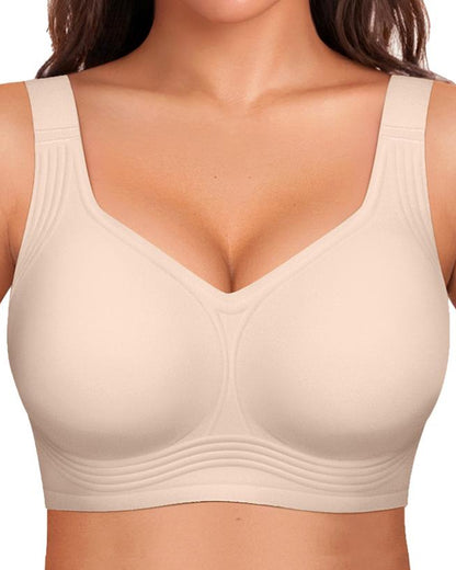 📦📦LAST DAY SAVE 49% ⏰Comfortable Wireless Full Coverage Jelly Smoothing Bra