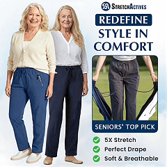 📦📦StretchActive - NEW YEAR'S SALE 70% OFF - Women's Ultra Soft Stretch Perfect Drape Casual Pants
