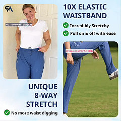 📦📦StretchActive - NEW YEAR'S SALE 70% OFF - Women's Ultra Soft Stretch Perfect Drape Casual Pants