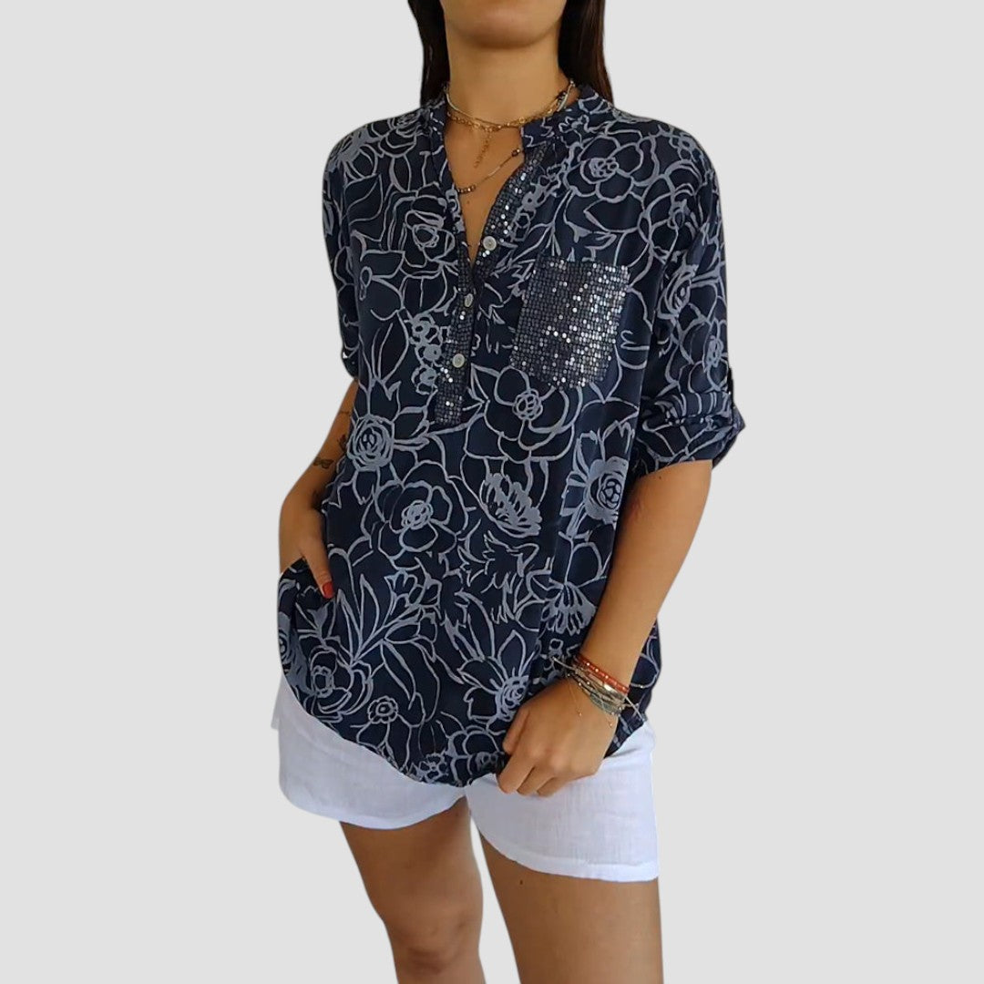 ✨✨Blouse with Pocket Sophisticated Blouse