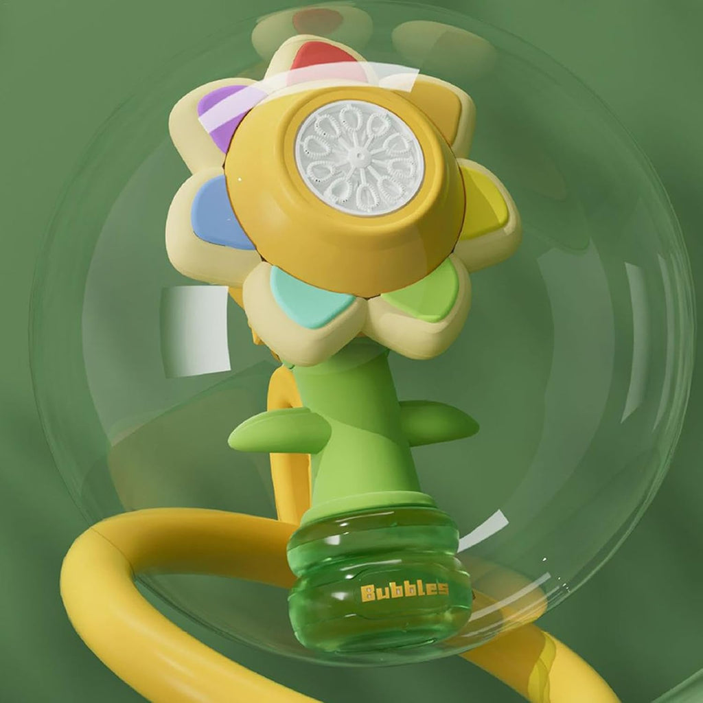 Portable Sunflower Bubble Toy ⚡🌻