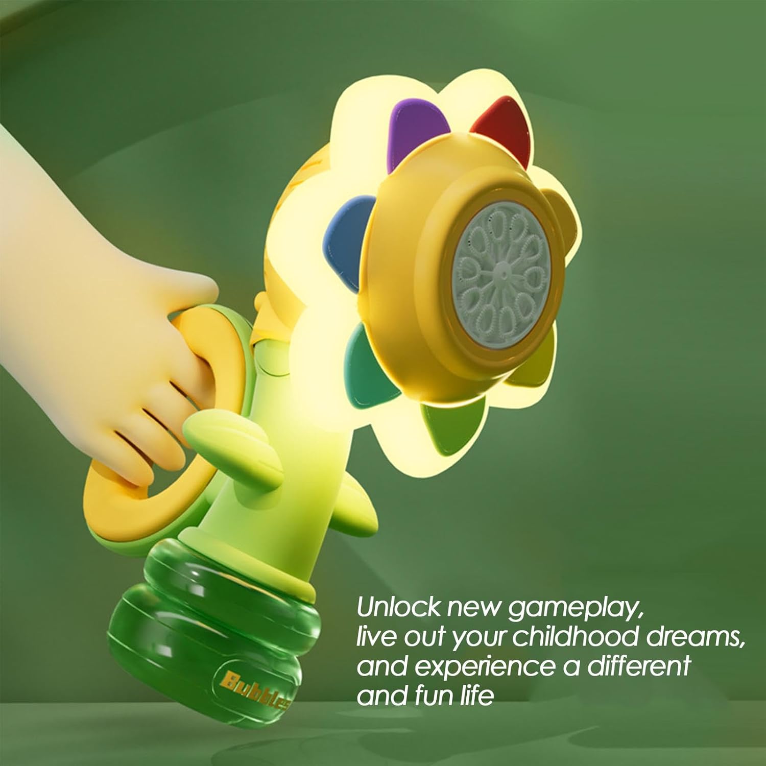 Portable Sunflower Bubble Toy ⚡🌻