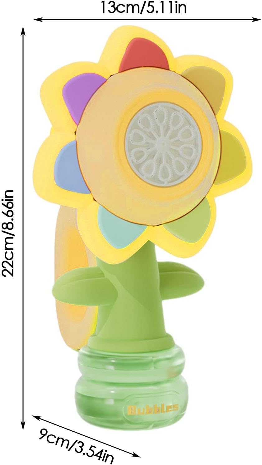 Portable Sunflower Bubble Toy ⚡🌻
