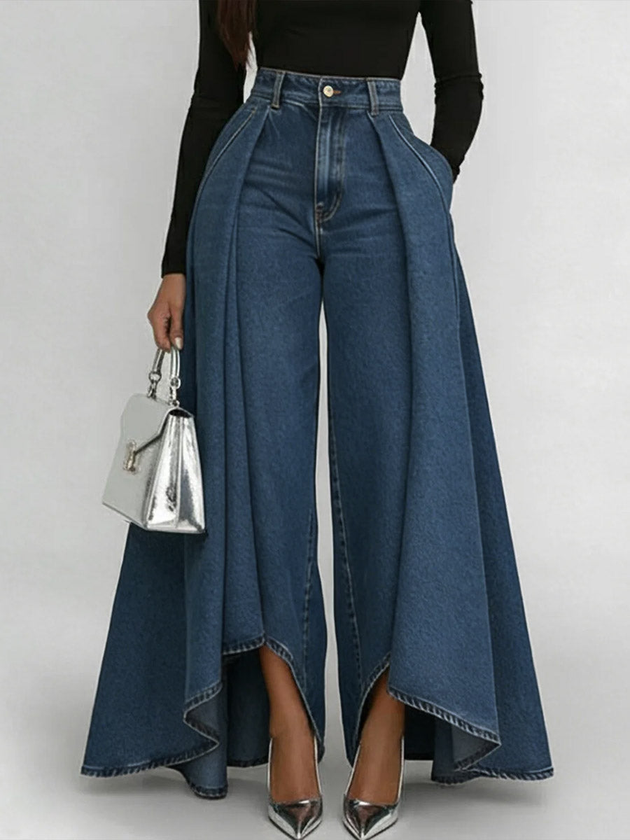 📦📦LAST DAY SAVE 49% ⏰Women's High-waisted Casual Loose-fitting Wide-leg Jeans