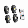 🚦 Wireless Remote RGB Strobe Light  Multifunctional Warning for Motorcycle, Car, Bicycle