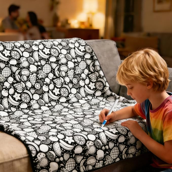 📦📦LAST DAY SAVE 49% 🧠The Attention Rebuilder-DIY Coloring Blanket