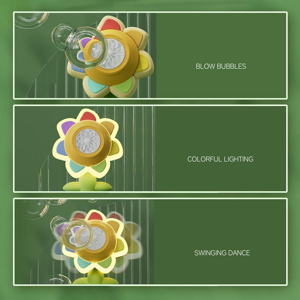 Portable Sunflower Bubble Toy ⚡🌻