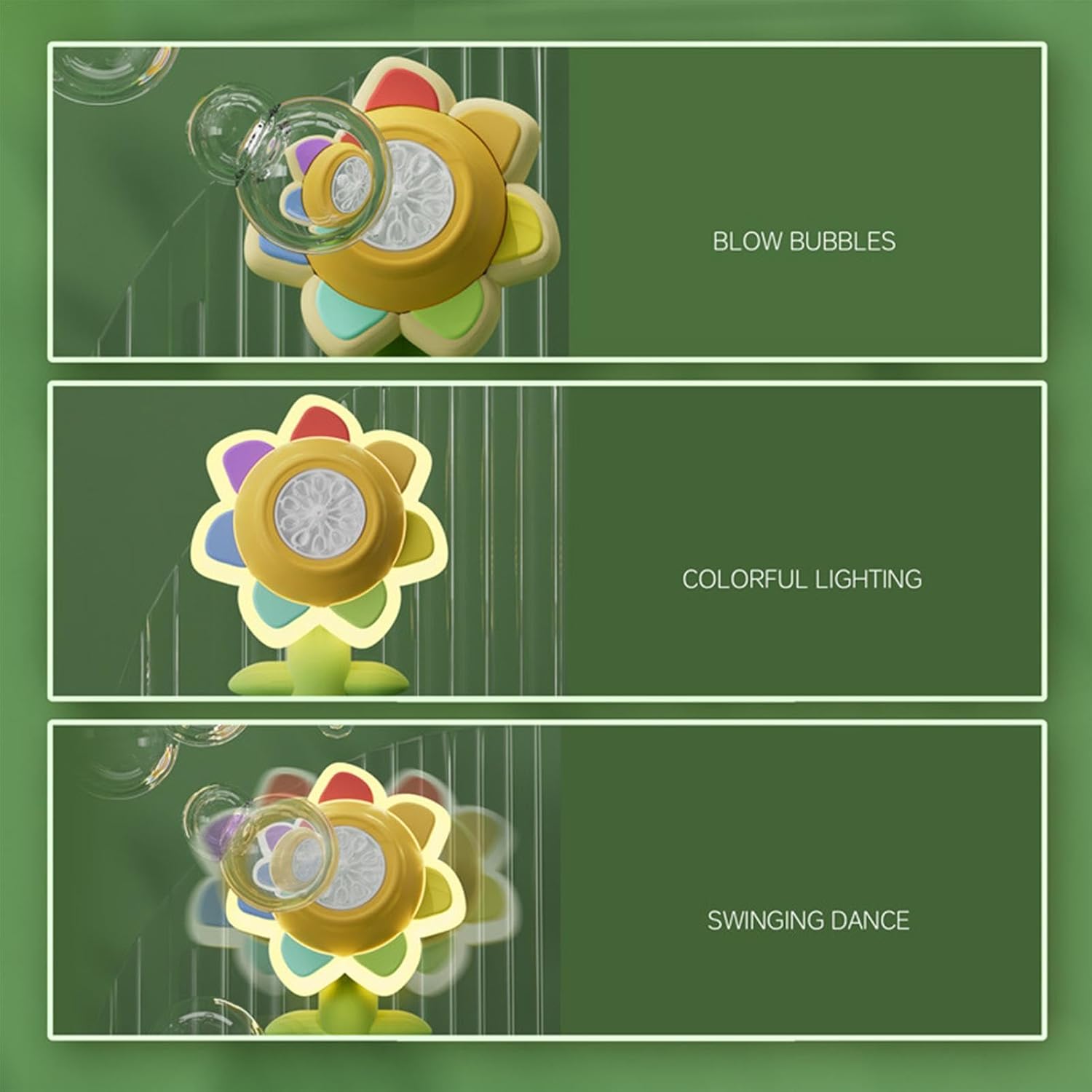 Portable Sunflower Bubble Toy ⚡🌻