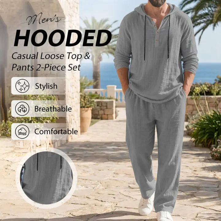 🎉🎉Buy 2 Pcs Free Shipping - 2-Piece Hoodie Set 🛋️ Fall/Gym Streetwear