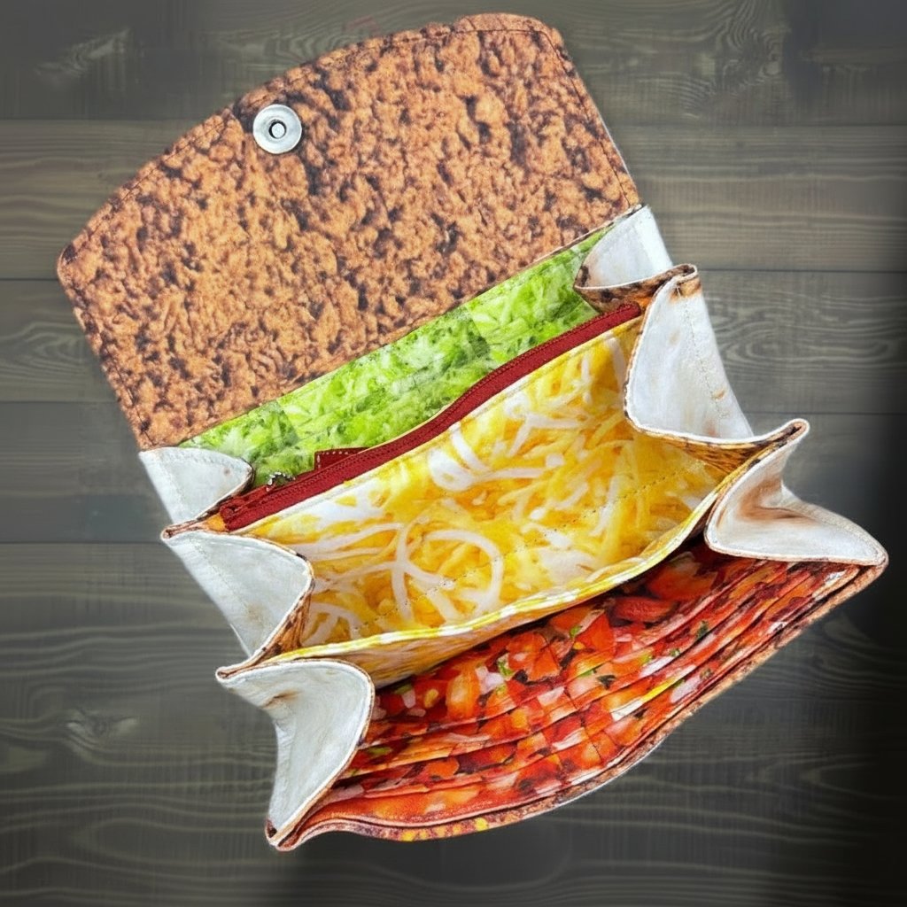 🔥LAST DAY 53% OFF - The Burrito Wallet – Your All-in-One Style & Storage Wrap! 🌯✨