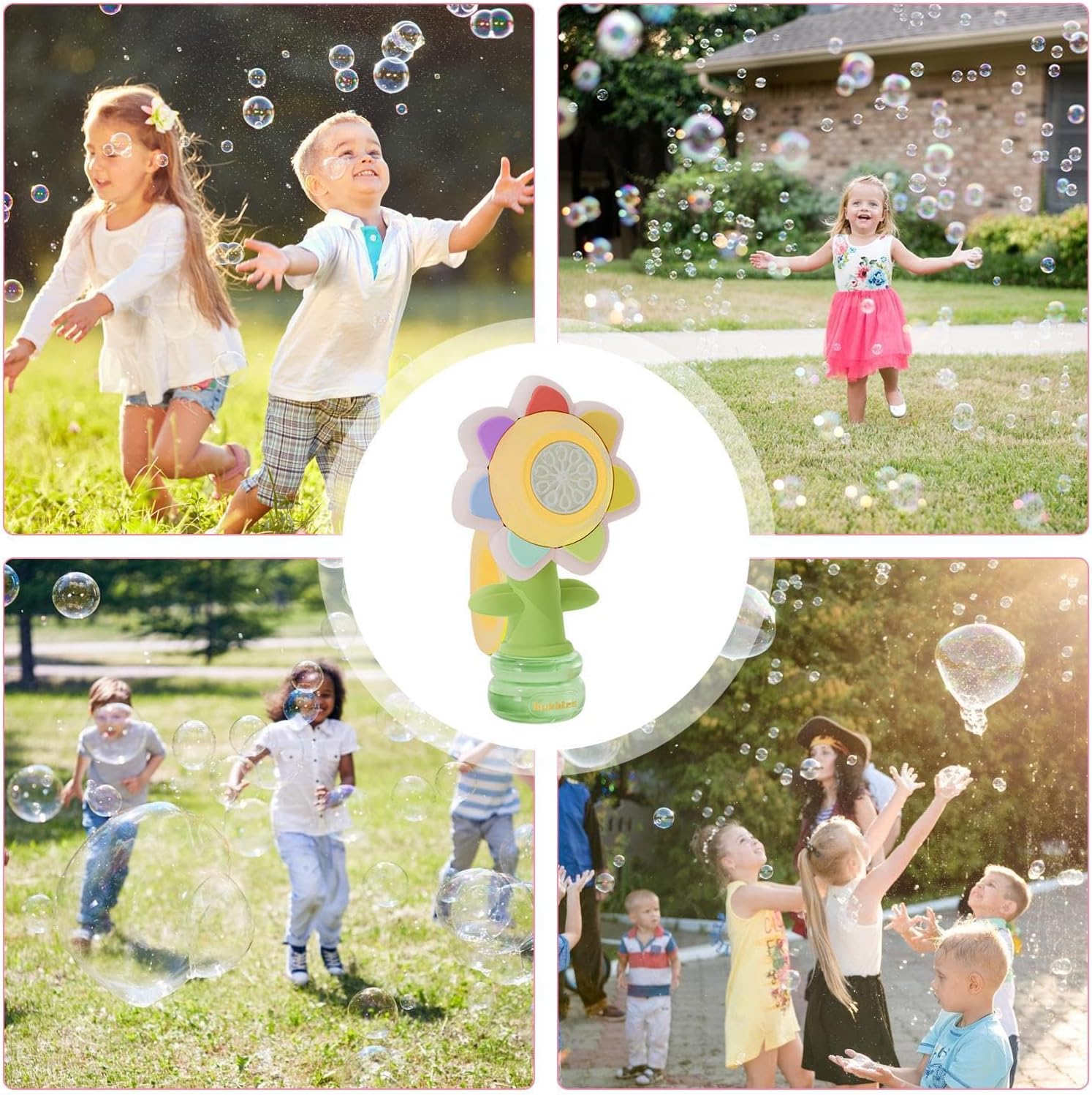 Portable Sunflower Bubble Toy ⚡🌻