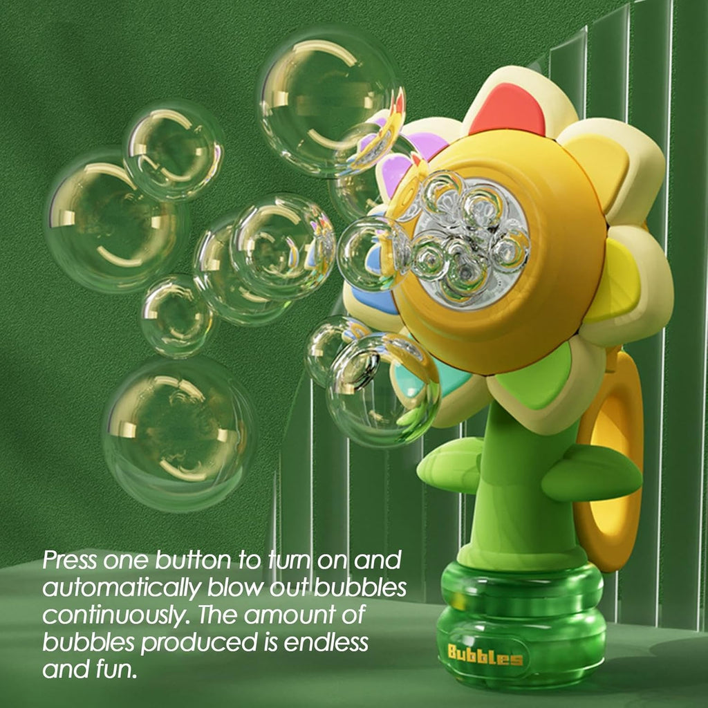Portable Sunflower Bubble Toy ⚡🌻