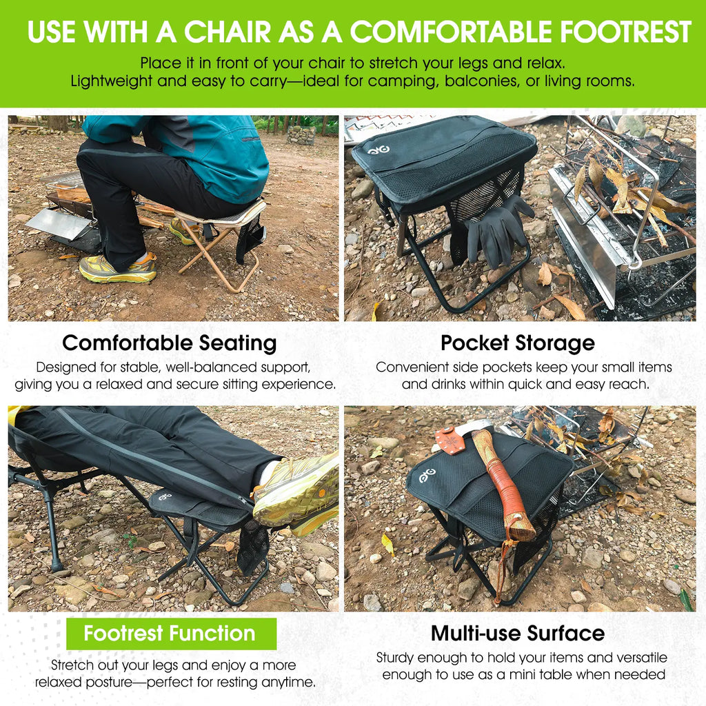 ⛺ 400lb Load Outdoor Folding Chair  🛍️