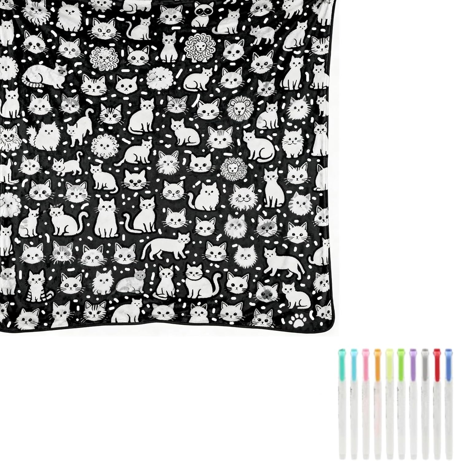 📦📦LAST DAY SAVE 49% 🧠The Attention Rebuilder-DIY Coloring Blanket