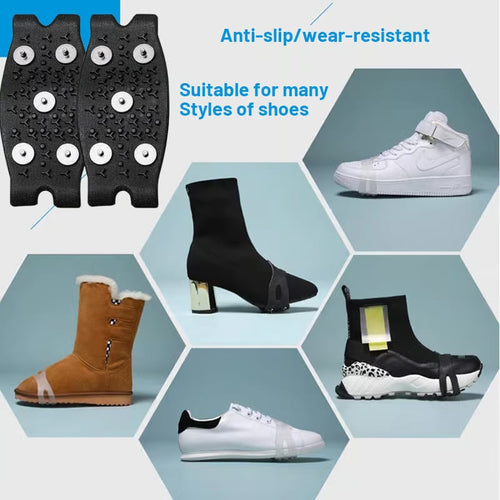 Manganese steel spikes non-slip shoe covers❄️