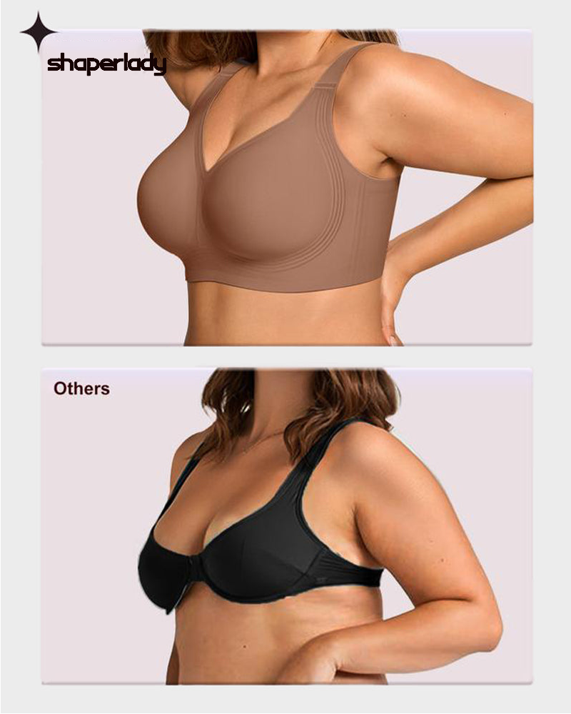 📦📦LAST DAY SAVE 49% ⏰Comfortable Wireless Full Coverage Jelly Smoothing Bra