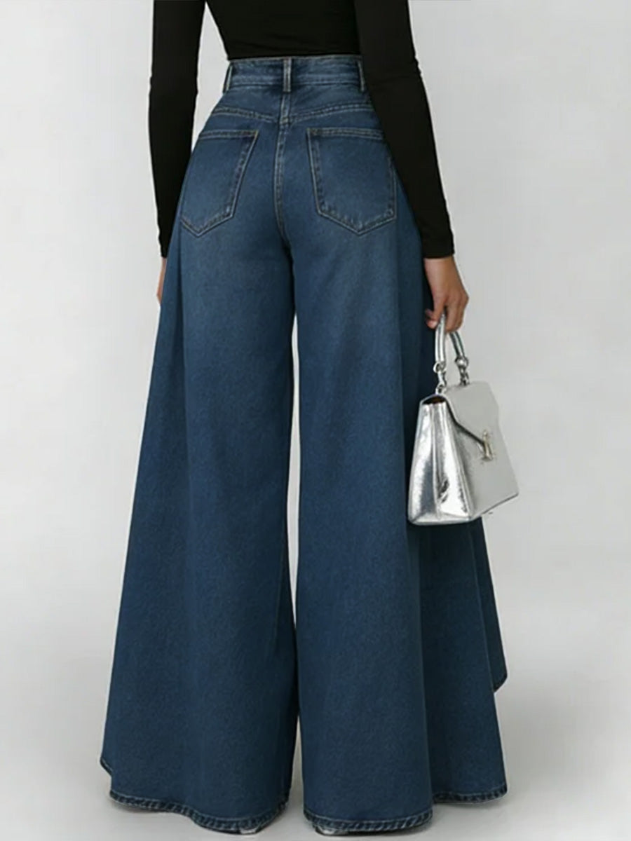 📦📦LAST DAY SAVE 49% ⏰Women's High-waisted Casual Loose-fitting Wide-leg Jeans