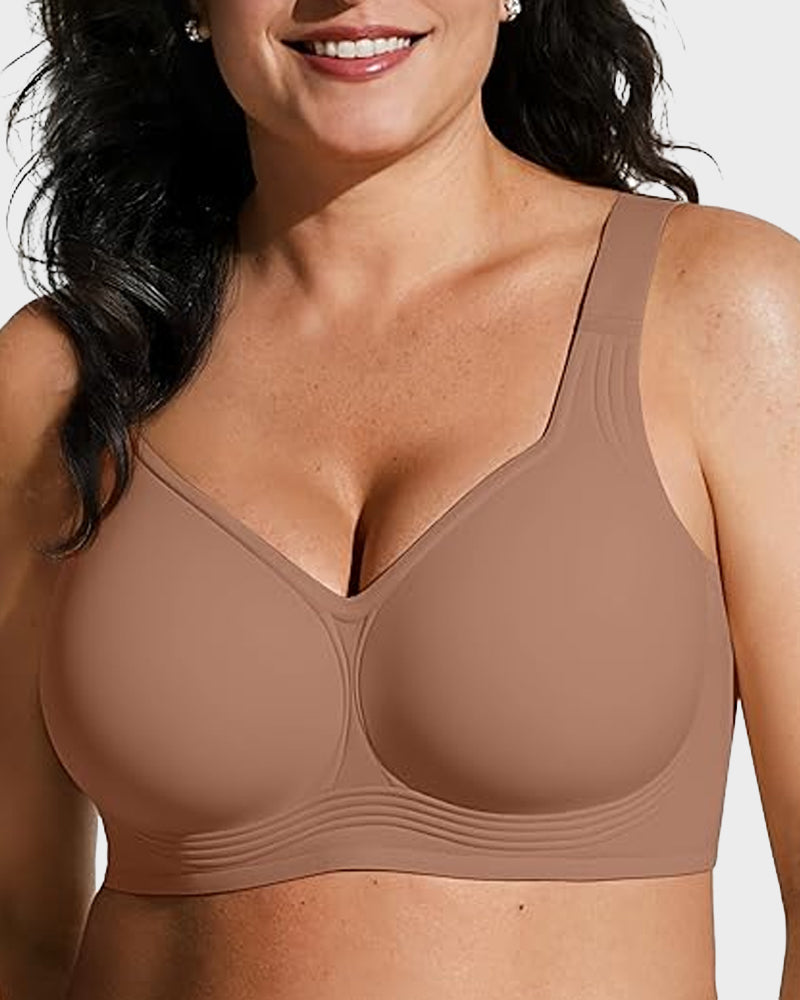 📦📦LAST DAY SAVE 49% ⏰Comfortable Wireless Full Coverage Jelly Smoothing Bra