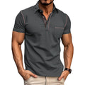 🔥Buy 2 Pcs Free Shipping-Men's Casual Color Block Short Sleeve Polo Shirt
