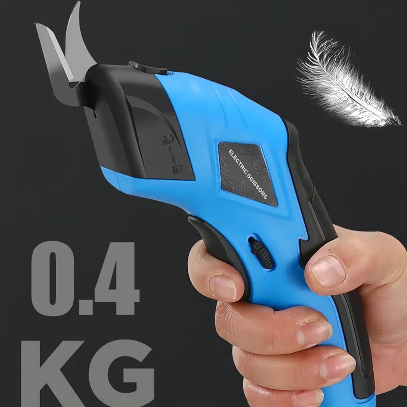 Cordless Electric Scissors ✂️ Dual Alloy Blades 💪 All-Round Cutter for Boxes/Fabrics/Carpets 📦