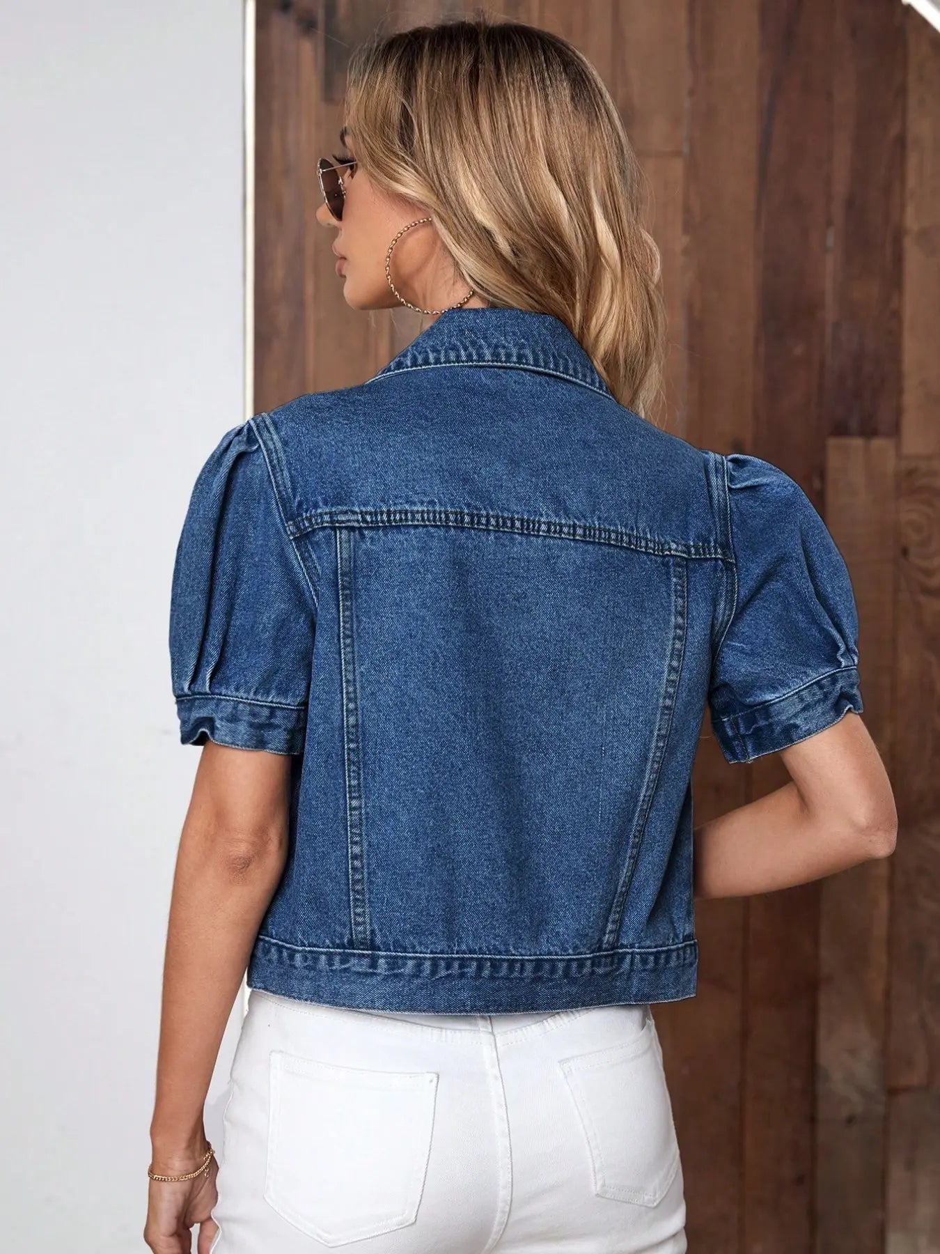 👕 Retro Cropped Denim Coat Women 🌟 HOT DEAL