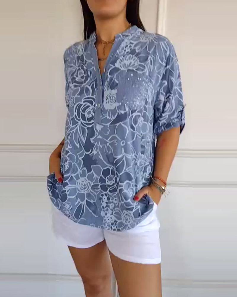 ✨✨Blouse with Pocket Sophisticated Blouse