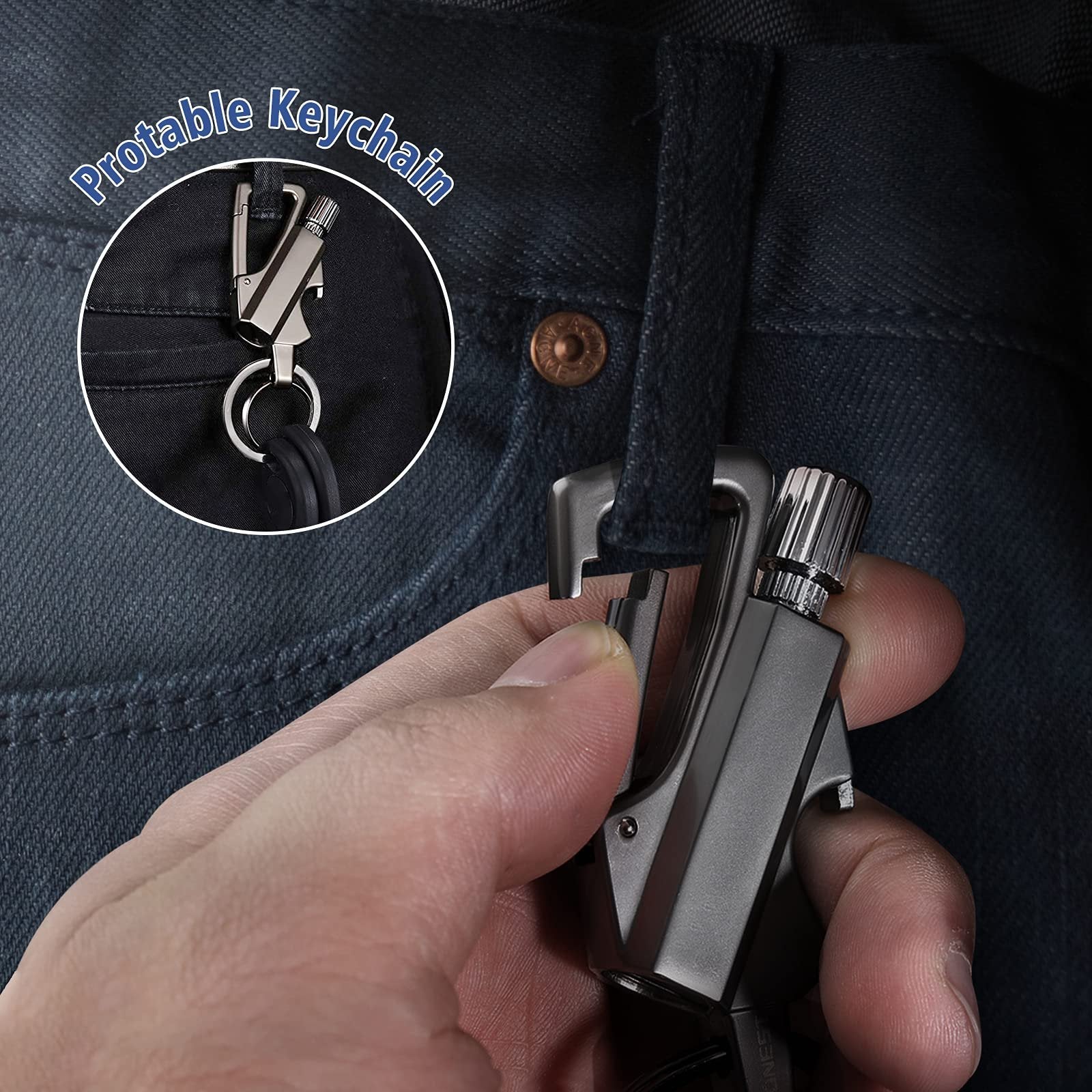 📦📦Hot Sale 49% OFF💥💥2026 New 3-in-1 Lighter keychain with Multitool Keychain Bottle Opener