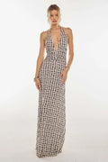 📦📦LAST DAY SAVE 49% ⏰Camoni Polka Dot Diary Maxi Dress