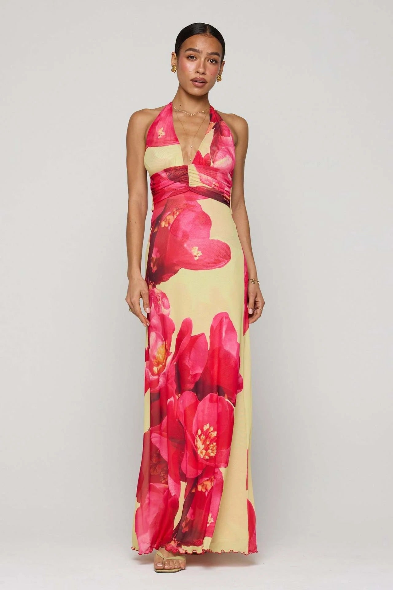 📦📦LAST DAY SAVE 49% ⏰Camoni Polka Dot Diary Maxi Dress