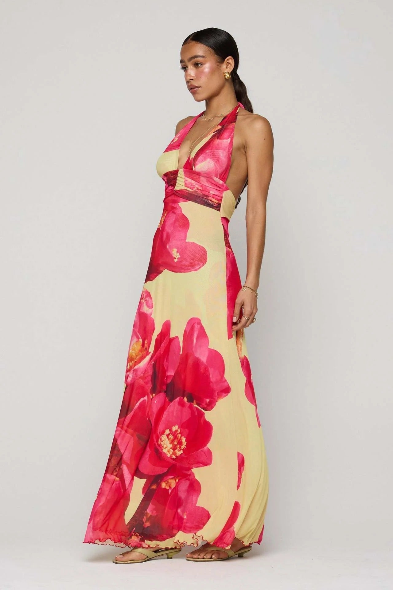 📦📦LAST DAY SAVE 49% ⏰Camoni Polka Dot Diary Maxi Dress