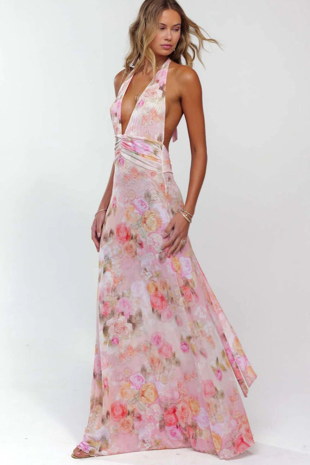 📦📦LAST DAY SAVE 49% ⏰Camoni Polka Dot Diary Maxi Dress