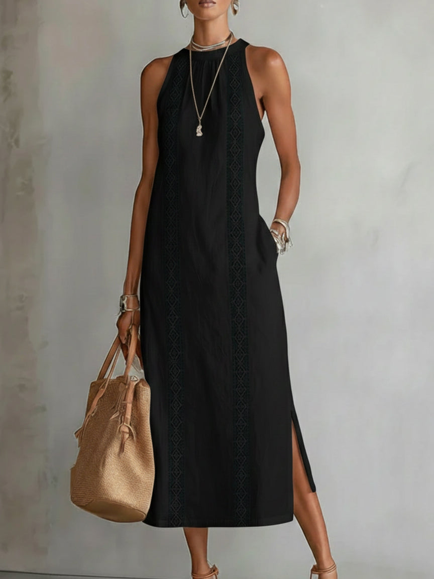 📦📦LAST DAY SAVE 49% ⏰Retro Cozy Lace Minimalist Linen Dress