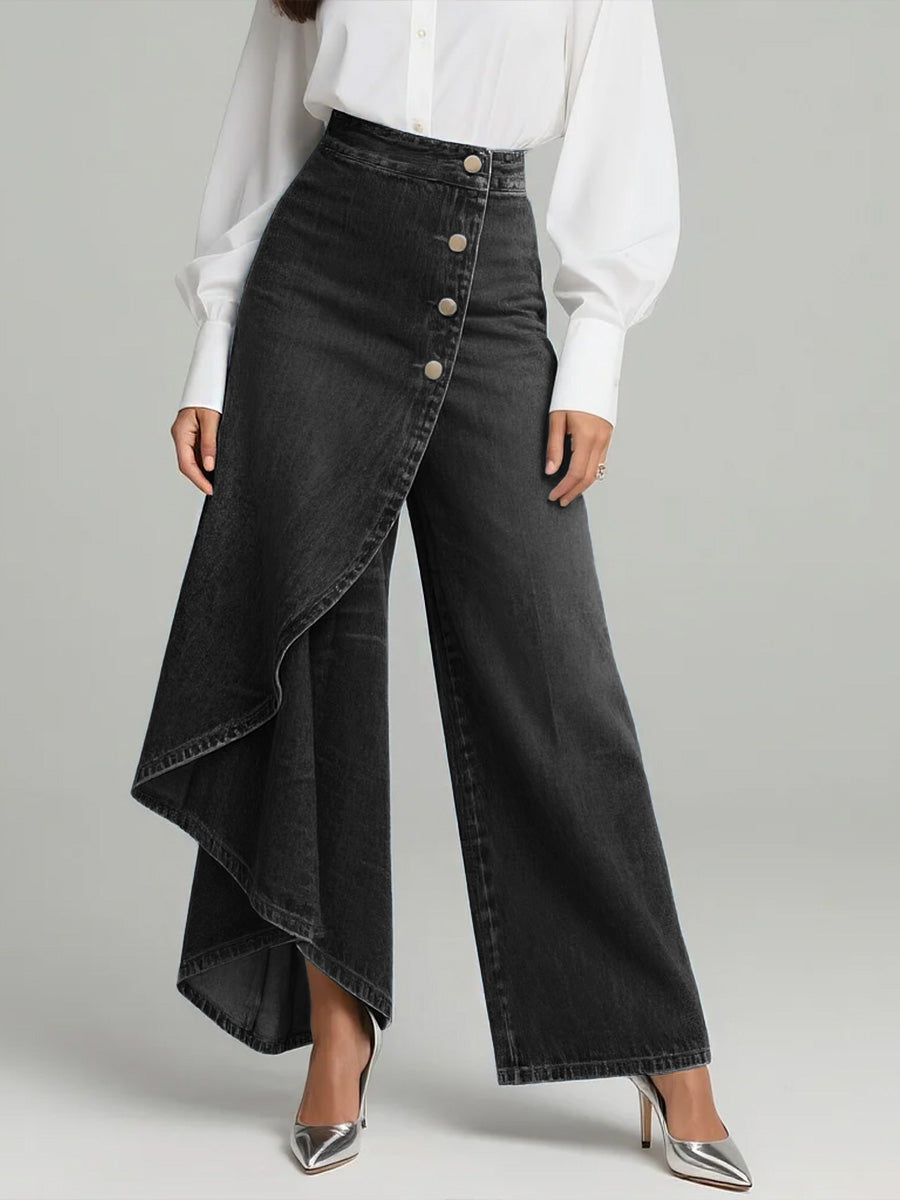 📦📦LAST DAY SAVE 49% ⏰Women's High-waisted Relaxed Fit Wide-leg Jeans With A Stylish Design.