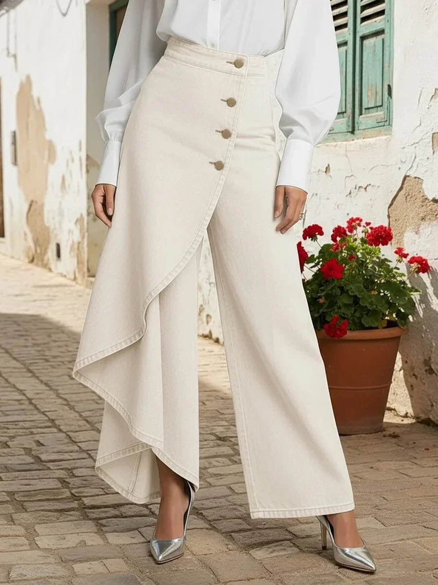 📦📦LAST DAY SAVE 49% ⏰Women's High-waisted Relaxed Fit Wide-leg Jeans With A Stylish Design.