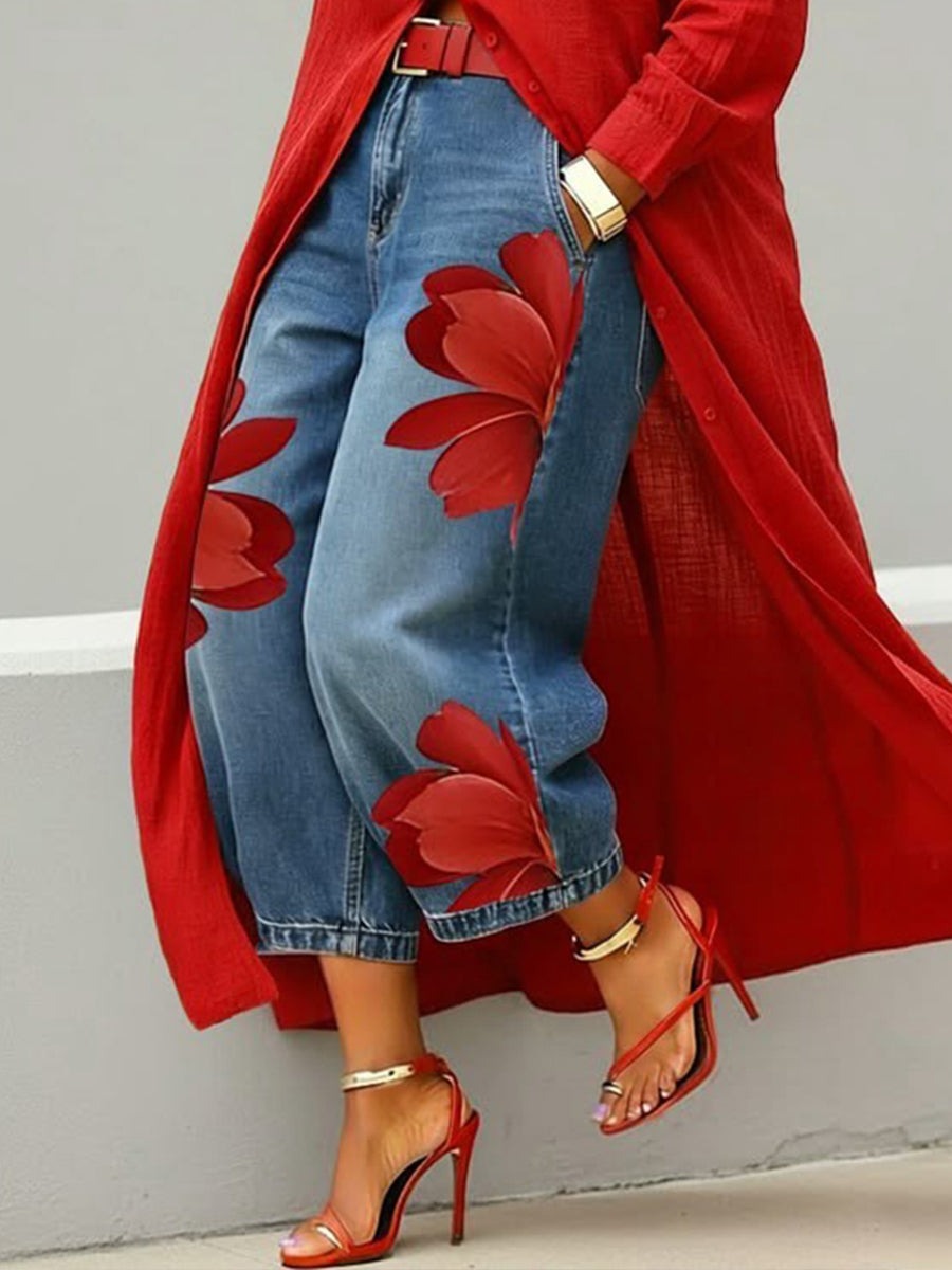 📦📦LAST DAY SAVE 49% ⏰Women Casual Cotton Linen Shirt Dress Long Sleeve Shirt Collar Slim Fit Red Midi Dress